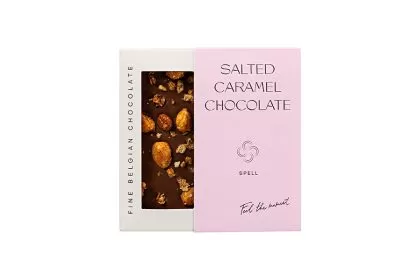 Молочный шоколад с соленой карамелью Молочный шоколад с соленой карамелью