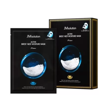 Тканинна маска з ластівчиним гніздом JMsolution Active Bird’s Nest Moisture Mask Prime