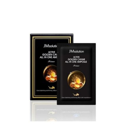 Тканинна маска з золотом та ікрою JMsolution Active Golden Caviar Nourishing Mask Prime