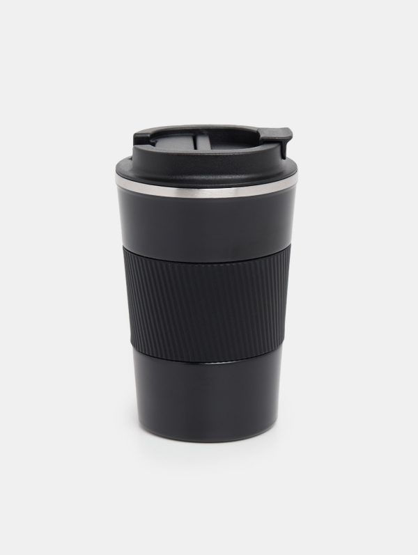 Термостакан Coffee чорний 380 мл 9