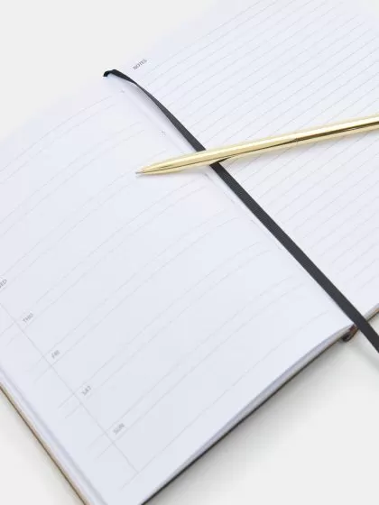 Блокнот з ручкою “Boss Lady” чорний, А5, 80 арк. 3