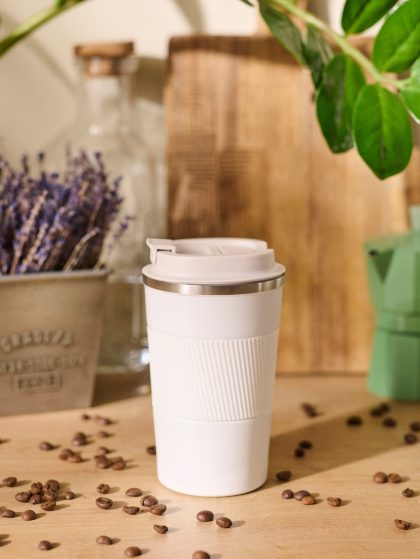 Термостакан Coffee белый 380 мл