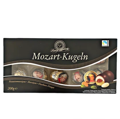 Цукерки “Mozart-Kugeln” з марципаном в чорному шоколаді (поштучно) 3