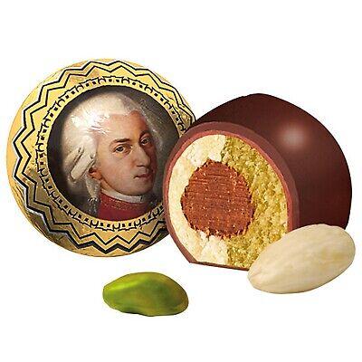 Цукерки “Mozart-Kugeln” з марципаном в чорному шоколаді 200 г 3