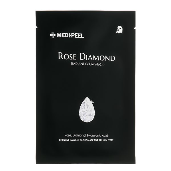 Тканинна маска з алмазною пудрою MEDI-PEEL Rose Diamond Radiant Glow Mask 6