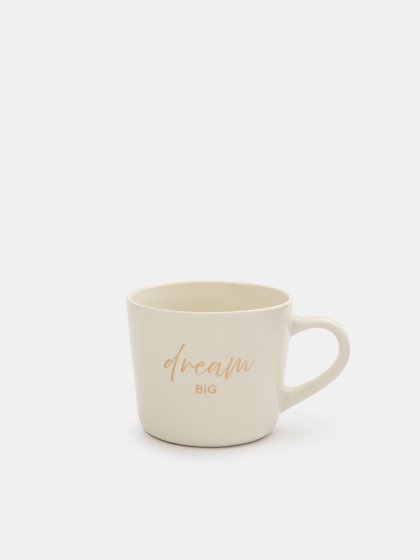 Чашка біла керамічна Dream Big 3