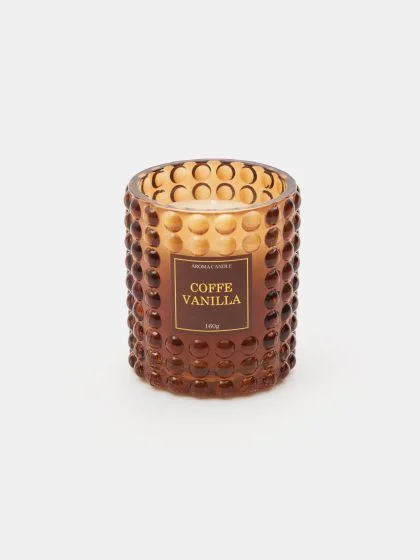 Свічка ароматична у склі “Coffe Vanilla” 3