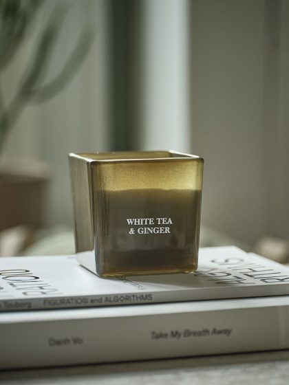 Ароматична свічка у склі “White tea & Ginger” 3