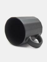 Чашка керамічна чорна “Лофт” 540 мл 12