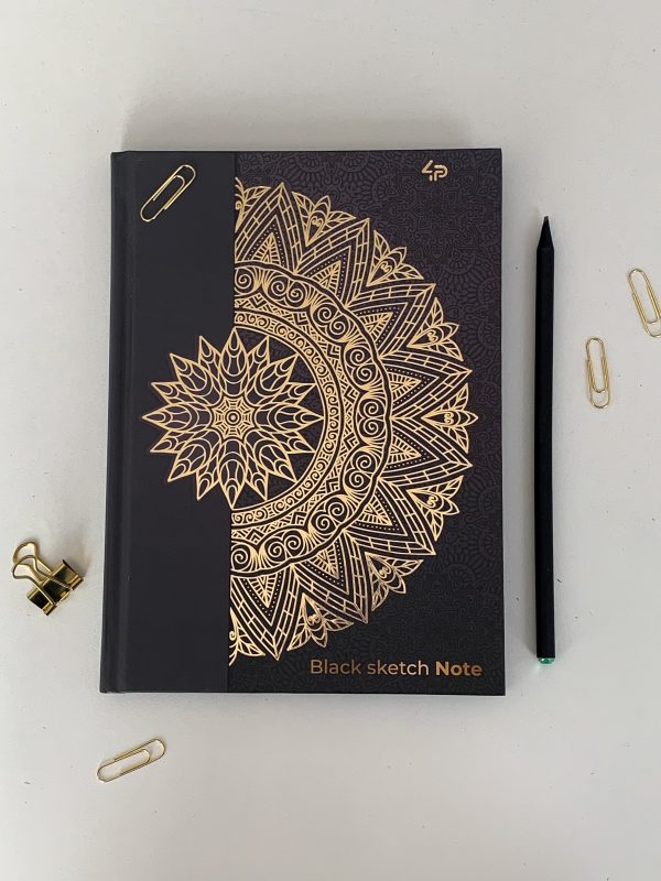 Блокнот з чорними сторінками “Black Sketch Note” А5, 64 арк. 7