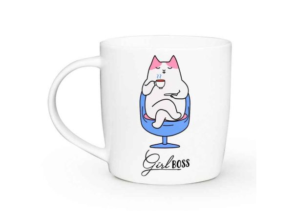 Чашка порцелянова “Girl Boss” 360 мл 6
