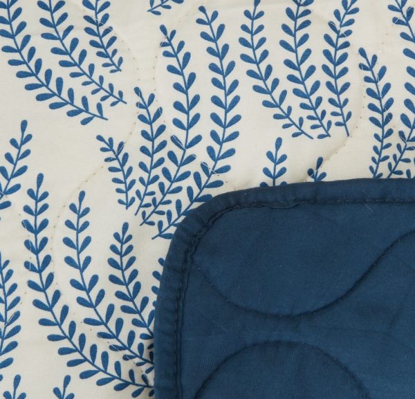 Плед стьобаний двосторонній “Blue Barberry” 170х130 см 10