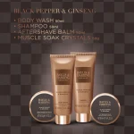 Чоловічий набір для тіла та гоління Baylis & Harding Black Pepper & Ginseng 12