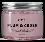 Парфумований скраб для тіла з олією оливки, сорбітолом та екстрактом липи PLUM & CEDAR Dott 350 мл 13