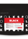 Чай чорний 100 г: чорний пакет Folks із червоною етикеткою Black