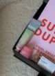 Бокс SPRING VIBE: блокнот SUPER DUPER, крем Glamour, бальзам і нуга hazelnut крупним планом