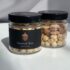 Горішки мікс 200 г: дві скляні банки Assorted Nuts з фундуком, мигдалем і кеш'ю