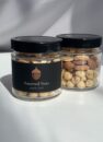 Горішки мікс 200 г: дві скляні банки Assorted Nuts з фундуком, мигдалем і кеш'ю