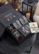 Бокс WHISKEY TIME: коробка на темному столі біля ліхтаря та крісла