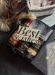 DELIGHTFUL: відкрита кришка із золотим написом, листівка Best wishes і наповнення в сонячному світлі