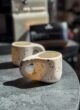 Бокс RISTRETTO TIME: дві чашки для еспресо з круглою ручкою на кам'яному столі