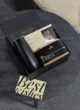 Бокс COFFEE MINI BLACK: чорна коробка з чорною термочашкою, кавою the box, шоколадом Lviv Handmade і листівкою Best wishes
