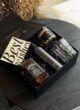 Бокс JACK: чорна коробка з віскі Jack Daniel's, піною Rituals, склянкою, горіхами і листівкою Best wishes