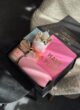 Бокс SELF LOVE KIT: чорна коробка з рожевим планером I have a plan, термочашкою та букетиком сухоцвітів