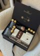 Бокс GOLDEN SWEETS: чорна коробка з Baileys, двома склянками, цукерками Ferrero Rocher і Lviv Handmade Chocolate