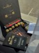 Бокс MY HONEY: відкрита коробка з камінцями для віскі на підвіконні
