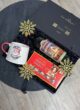 Бокс GLINTWINE BOX: чорна коробка з глінтвейном Glühwein, цукерками Mozart Kugeln і чашкою Merry Christmas