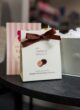 Бокс ME TIME: шоколад Lviv Handmade Chocolate з фундуком у пакетику з коричневим бантом