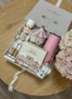 Бокс PINK X-MAS: світла коробка з лускунчиком, чашкою-каруселлю, свічками Winter Clementines і рожевою термочашкою