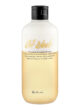 Гель для душу Kiss by Rosemine Oil Wash Glamour Fantasy 300 мл: пляшка з золотистим гелем і чорною кришкою