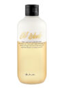 Гель для душу Kiss by Rosemine Oil Wash Glamour Fantasy 300 мл: пляшка з золотистим гелем і чорною кришкою