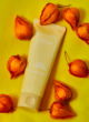 Кондиціонер для волосся VALMONA ЖИВЛЕННЯ Nourishing Solution: туба на жовтому тлі серед плодів фізалісу