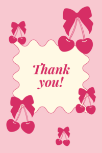 Листівка Thank you