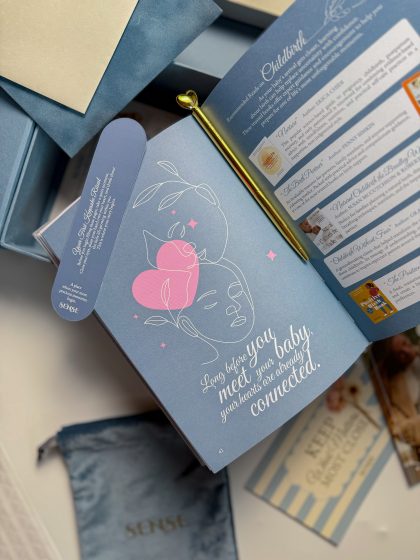 Щоденник вагітності “SENSE pregnancy journal” sky blue (англ.версія) 3