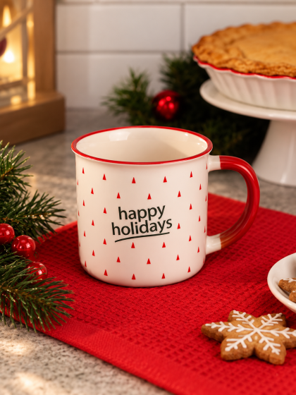 Чашка керамічна “Happy Holidays” 340 мл 8