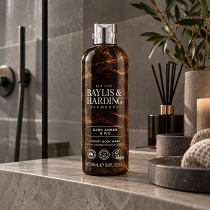 Гель для душу Baylis & Harding Elements Dark Amber & Fig для чоловіків, 500 мл